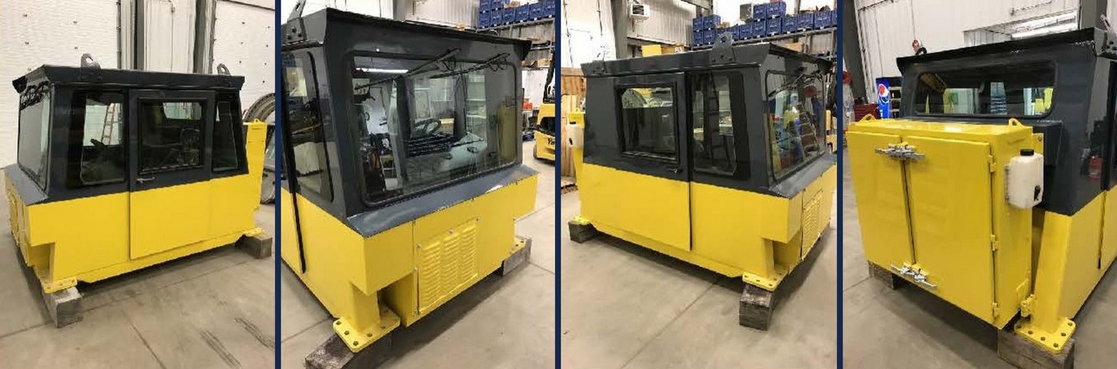 Cabina terminada, lista para instalación lado a lado: la gemela exacta de la tuya.